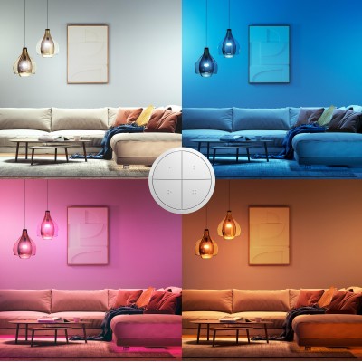 Philips Hue - Tap Dial Switch Fjärrkontroll/Vriddimmer Vit - 929003500101