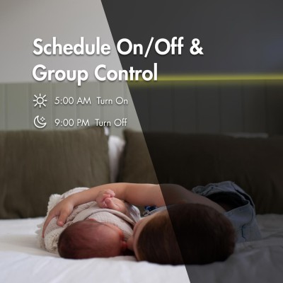 LogiLink - Smart RGB+CCT (RGB + Varm-kallvit) Light-strip 5m WiFi Tuya - A13880