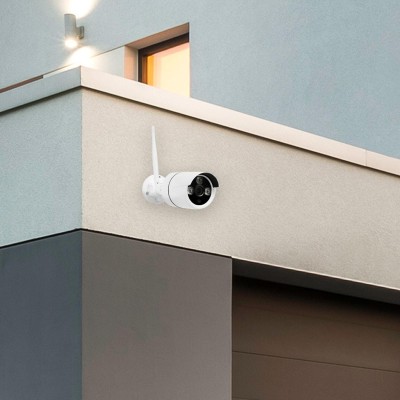 Smartwares - Trådlös övervakningskamera 1080p 7" skärm + app - A10063