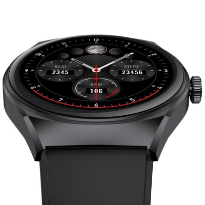 Celly - Trainerhalo Smartwatch med rund urtavla Svart - A14035