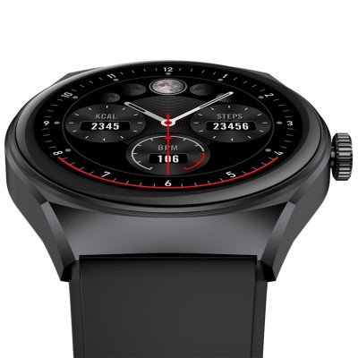 Celly - Trainerhalo Smartwatch med rund urtavla Svart - A14035