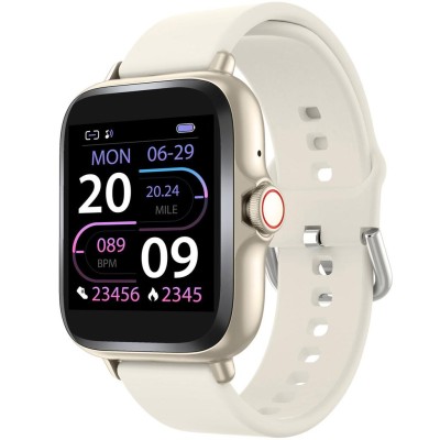 Denver - SmartWatch 1,44" display Hjärtsensor Beige - A14736