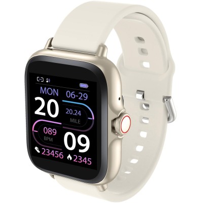 Denver - SmartWatch 1,44" display Hjärtsensor Beige - A14736
