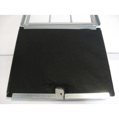 Kolfilter, monteras bakom fettfiltret, tvättbart