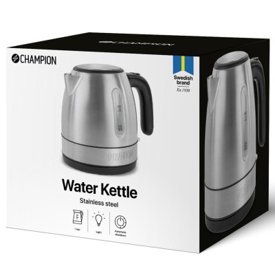 Champion - Vattenkokare 1,0L VK050 Rostfri - CHVK050