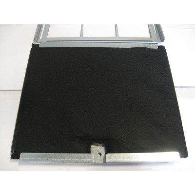 Kolfilter, monteras bakom fettfiltret, tvättbart