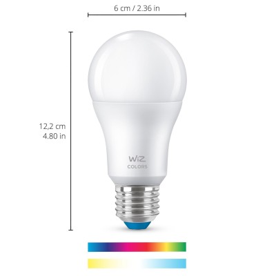 WiZ - Startkit Övervakning och belysning Kamera + 3x Smart LED E27 Färg - A10774