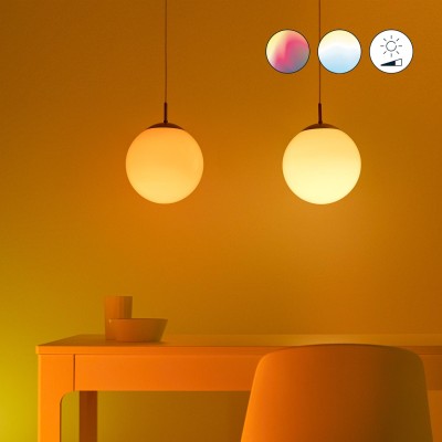 WiZ - Startkit Övervakning och belysning Kamera + 3x Smart LED E27 Färg - A10774