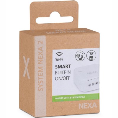 Nexa - WBR-01 Smart Inbyggnadsmottagare På/Av 1800W System Nexa 2 WiFi/433 - A14120