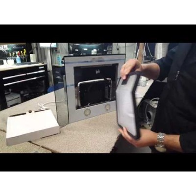 Kolfilter, monteras bakom fettfiltret, tvättbart