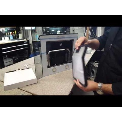 Kolfilter, monteras bakom fettfiltret, tvättbart