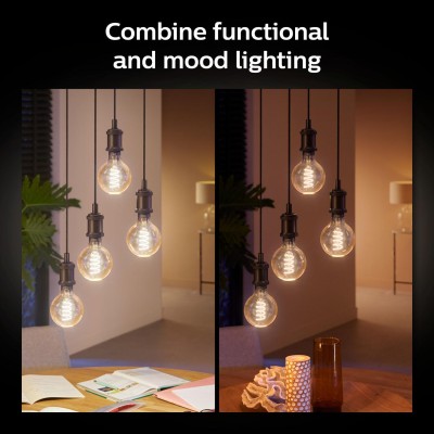 Philips Hue - White Ambiance Filament E27 G125 Glob - 929002478101