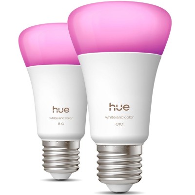 Philips Hue - White and Color Ambiance E27 810lm 2-pack - A15454