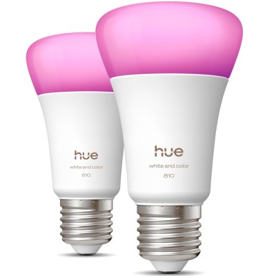 Philips Hue - White and Color Ambiance E27 810lm 2-pack - A15454
