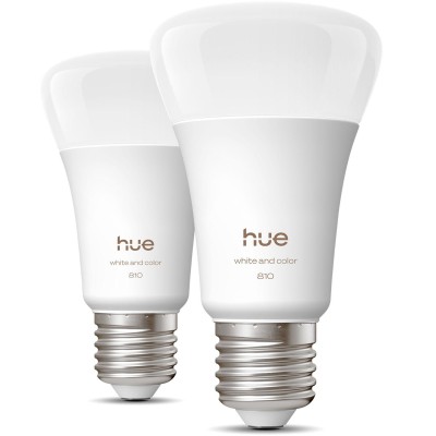 Philips Hue - White and Color Ambiance E27 810lm 2-pack - A15454