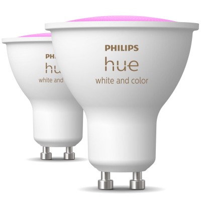 Philips Hue - White and Color Ambiance GU10 400lm 2-pack - A13537