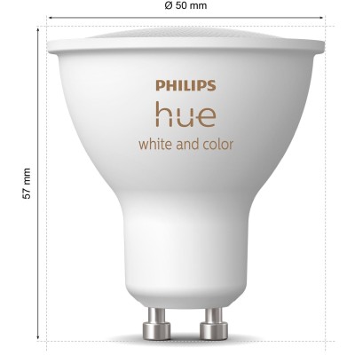 Philips Hue - White and Color Ambiance GU10 400lm 2-pack - A13537
