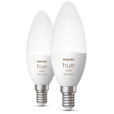 Philips Hue - White Color Ambiance E14 Kron 470 lm 2-pack - 929002294205