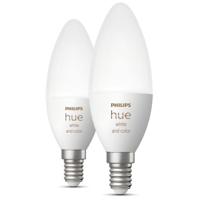 Philips Hue - White Color Ambiance E14 Kron 470 lm 2-pack - 929002294205