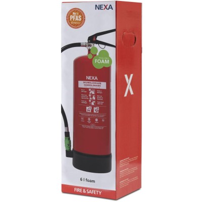 Nexa - Brandsläckare Skum Röd 6L 21A 144B - A15271