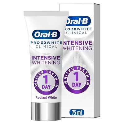 Oral B - Tandkräm Pro-3DW Clinical Int White Radiant White 75ml - A16293
