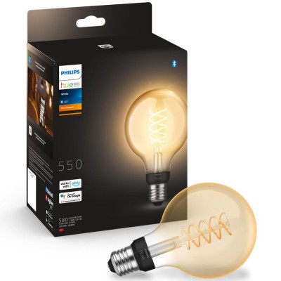 Philips Hue - White Filament E27 Globe G93 550 lm - A10816