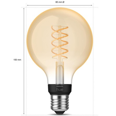 Philips Hue - White Filament E27 Globe G93 550 lm - A10816