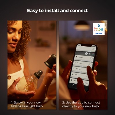 Philips Hue - White Filament E27 Globe G93 550 lm - A10816