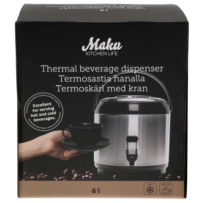 Maku - Termosbehållare med kran 6 L - A15300
