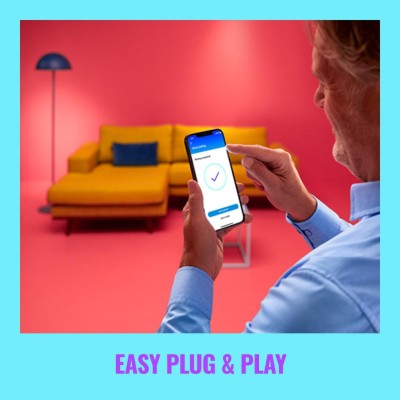 WiZ - WiFi Smart LED E14 P45 40W 470lm Färg - A11208