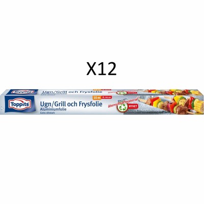 Toppits - Ugn, Grill&Frysfolie 44cmX10m  (Obs 12st DFP) - 91571