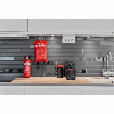 Nexa - FB-120 RM Brandfilt Silikon Röd 120x120 cm - 13611