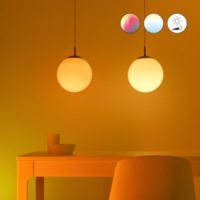 WiZ - WiFi Smart LED E27 60W Färg + Varm-kallvit 3-pack - A10790