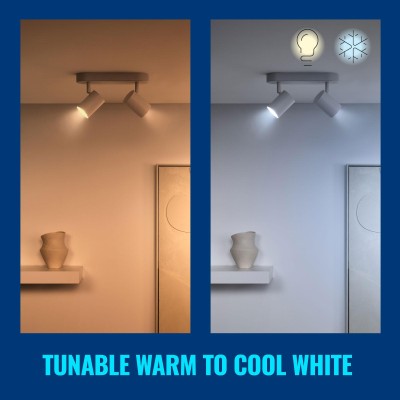 WiZ - WiFi Smart LED GU10 50W 345lm Färg + Varm-kallvit 1-pack - A13070