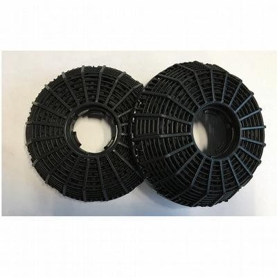 Kolfilter, påmonteres motor, Ø 125 mm, sæt á 2 stk.