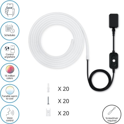 WiZ - WiFi Smart RGBW-Lightstrip Utomhus 5m - A11133