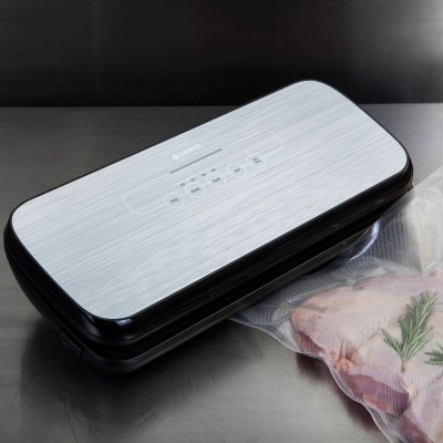 Champion - Vakuumförpackare Fresh 10L/min 110W VF210 Silver/Svart - CHVF210