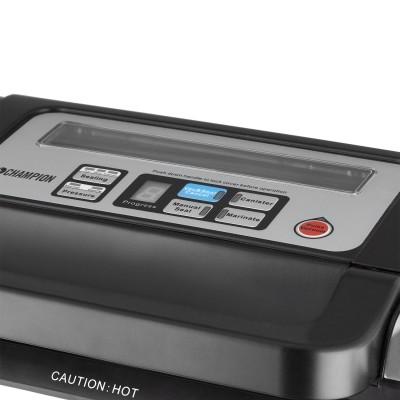 Champion - Vakuumförpackare Pro 20L/min 130W VF410 Rostfri/Svart - CHVF410