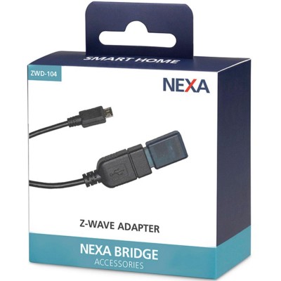 Nexa - ZWD-104 Z-Wave Plus-adapter för bl.a. Bridge 3 / RPi / Home Assistant - A13292