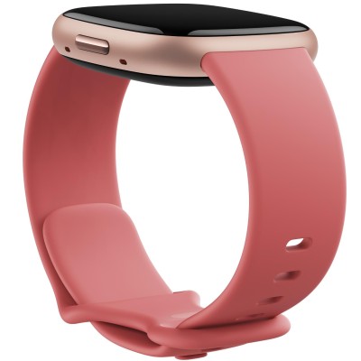 Fitbit - Versa 4, Pink Sand/Copper Rose - FB523RGRW