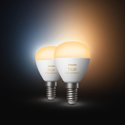 Philips Hue - White Ambiance E14 Klot 470 lm 2-pack - A10798
