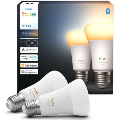 Philips Hue - White Ambiance E27 1100lm 2-pack - A15458