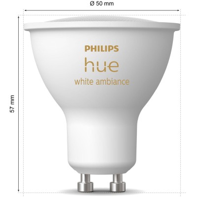 Philips Hue - White Ambiance GU10 400lm 1-pack - A13307