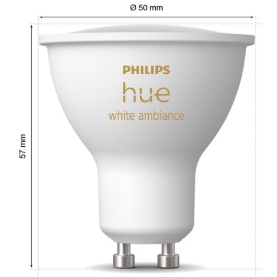 Philips Hue - White Ambiance GU10 400lm 2-pack - A13308