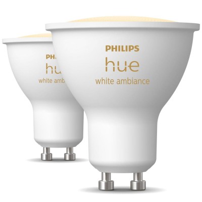 Philips Hue - White Ambiance GU10 400lm 2-pack - A13308