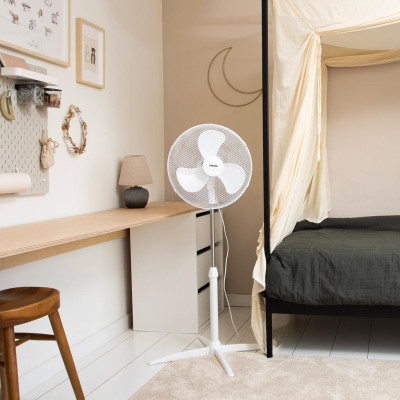 Golvfläkt 40cm Justerbar Höjd 85-115 cm