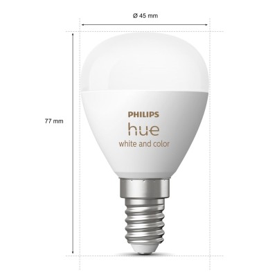 Philips Hue - White and Color Ambiance E14 Klot 470 lm 1-pack - A10795