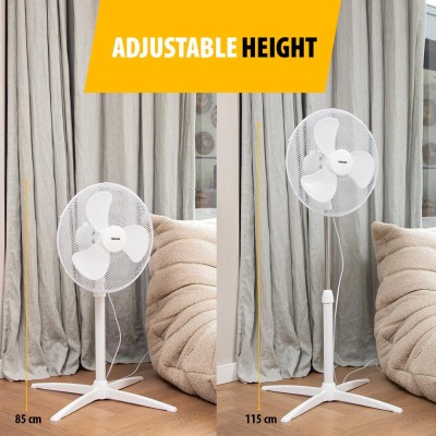 Tristar - Golvfläkt 40cm Justerbar Höjd 85-115 cm - A13651