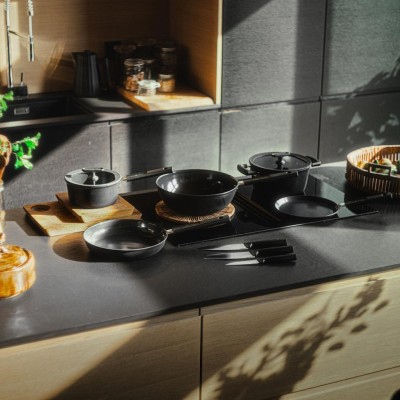 Fiskars - Gryta Hard Face 5 L med lock  Keramisk 1075527 - A14508