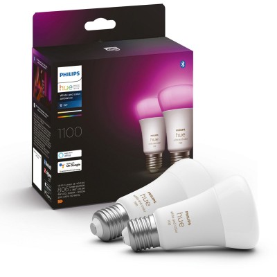 Philips Hue - White Color Ambiance E27 1100lm 2-pack - 929002468802